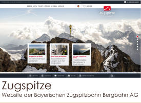 Zugspitze Website der Bayerischen Zugspitzbahn Bergbahn AG zugspitze